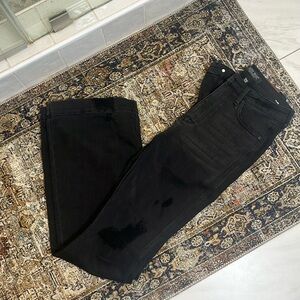 Judy blue black distressed flare